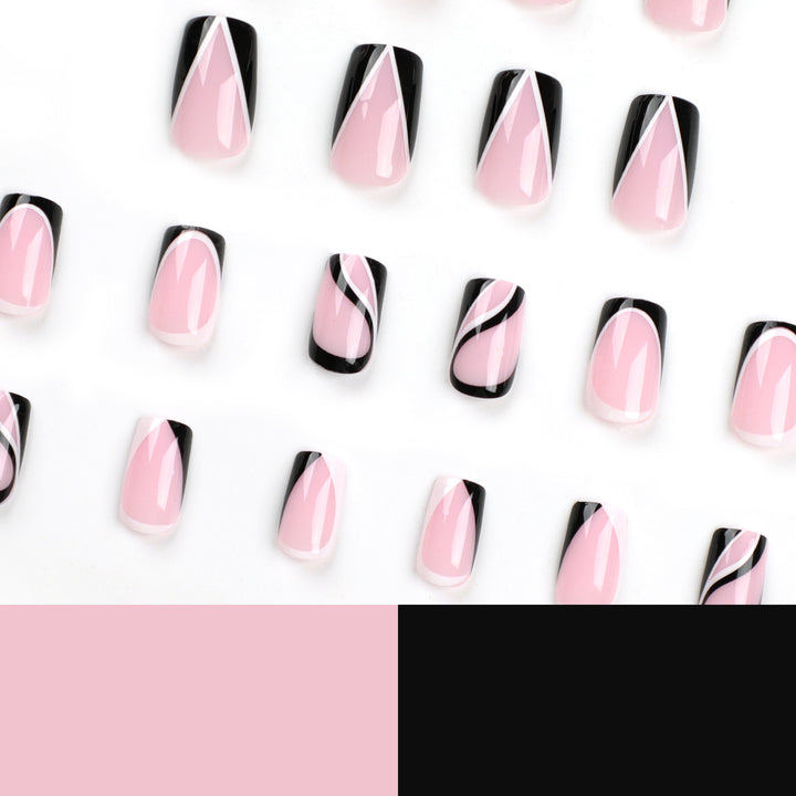 Kunstvolle Nagelverlängerungen mit modernem Design Karnz
