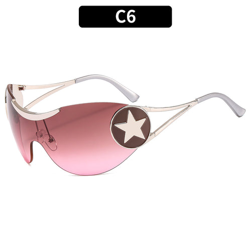 Star-Detail Schildkröt Sonnenbrille