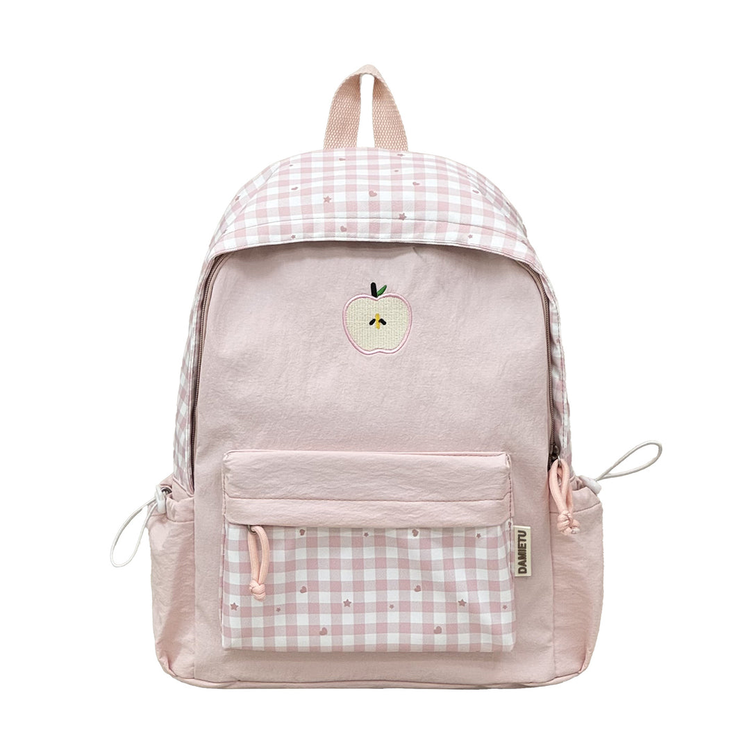 Verspielt Karomuster Rucksack Karnz