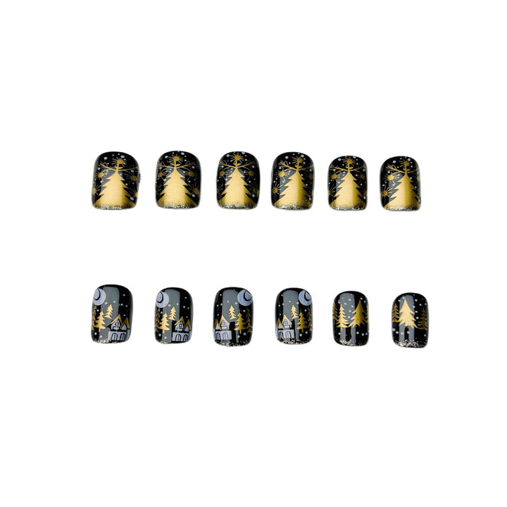 Elegante Winterliche Nagelkunst Karnz