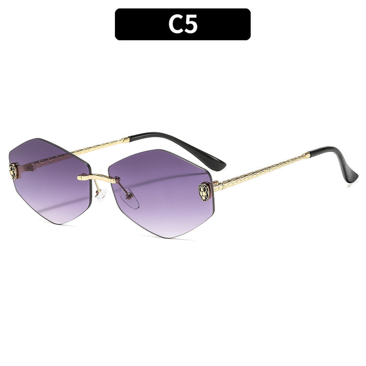 Künstlerische hexagonale Sonnenbrille