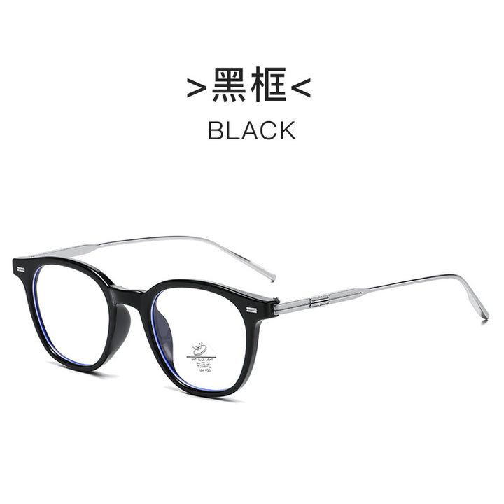 Damen Designer-Brille mit robustem Kunststoffrahmen und stilvollen Akzenten Karnz