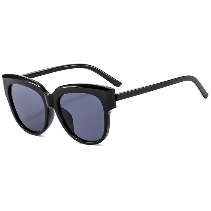 Damen Modische Cat-Eye Sonnenbrille mit trendigem Kunststoffrahmen Karnz