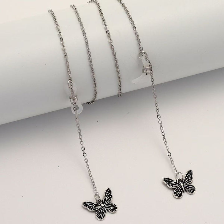 Butterfly Charm Brillen Kette Karnz