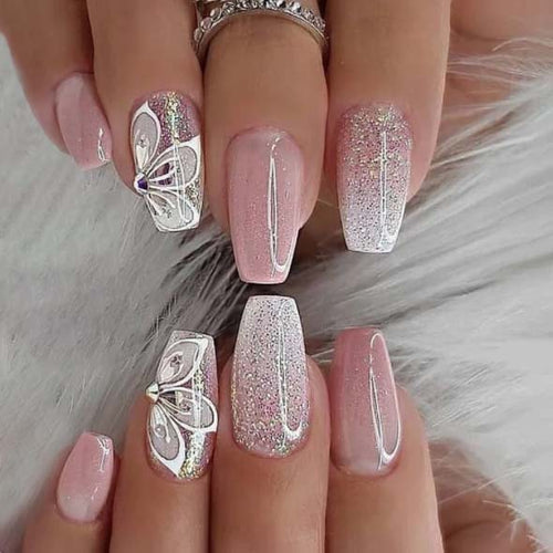 Elegantes 3D-Acryl-Nail-Art-Set Karnz