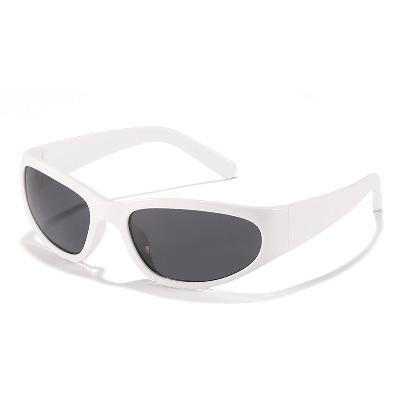 Damen modische Sonnenbrille im futuristischen Stil Karnz