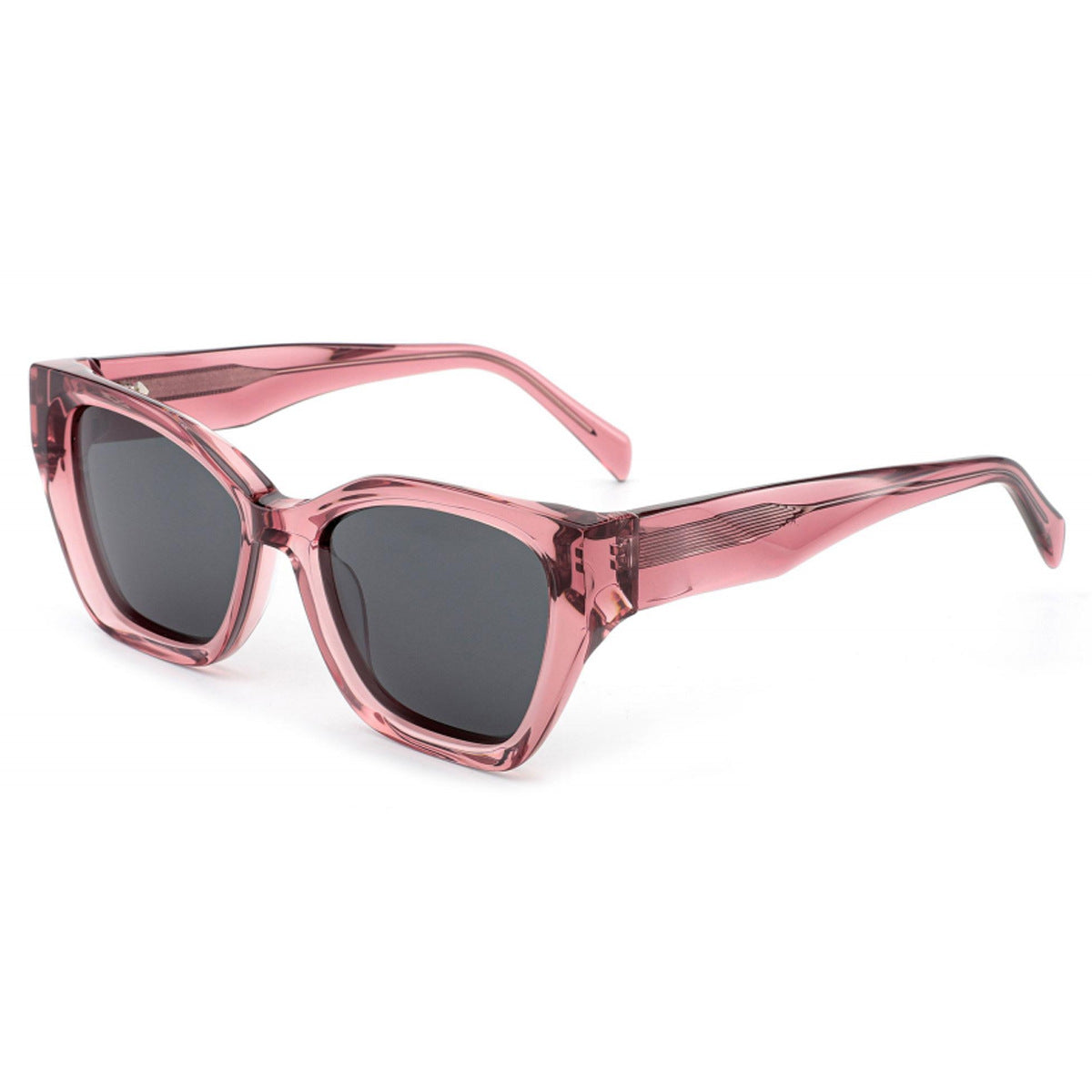 Damen stylische Sonnenbrille mit markantem Kunststoffrahmen Karnz