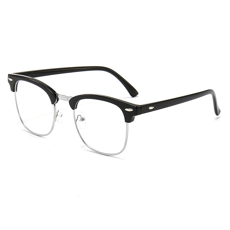 Damen modische Retro-Sonnenbrille mit metallischem Rahmen Karnz