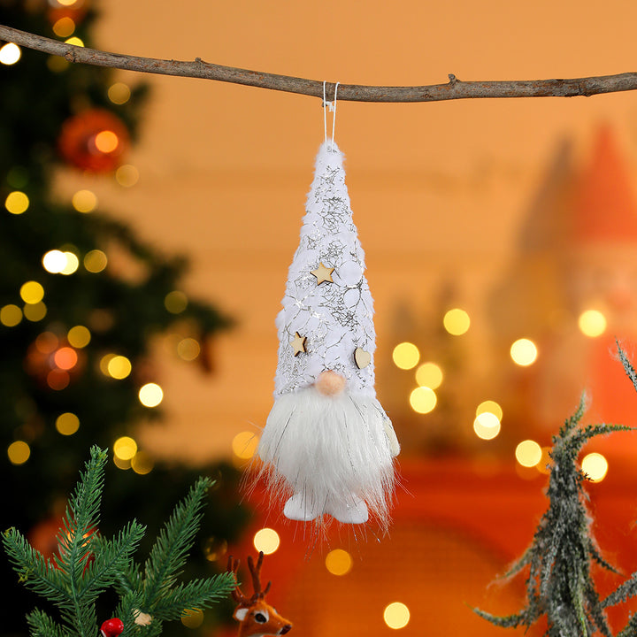 Dekorativer Plüschgnom Ornament Karnz