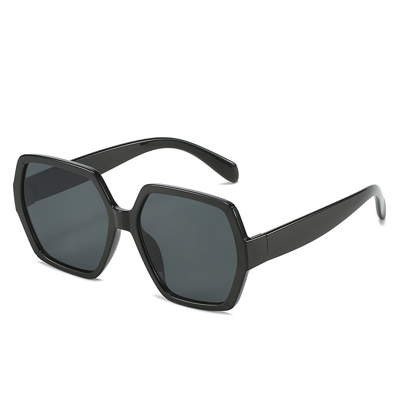 Damen stilvolle Oversized-Sonnenbrille mit elegantem eckigem Rahmen Karnz
