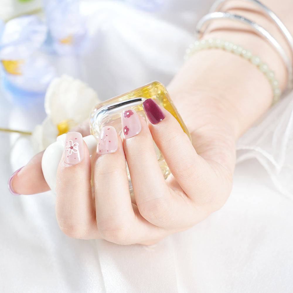 Floral Art Press-On Nagel Set Karnz