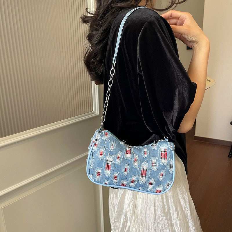 Sternenmuster Schultertasche