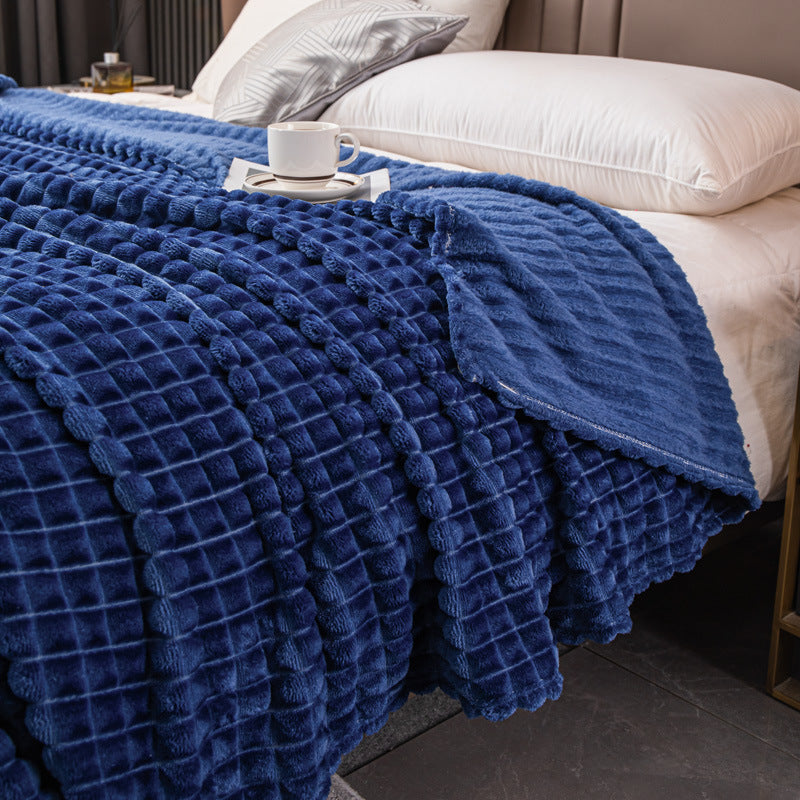 Luxuriöse Strukturierte Fleece-Decke