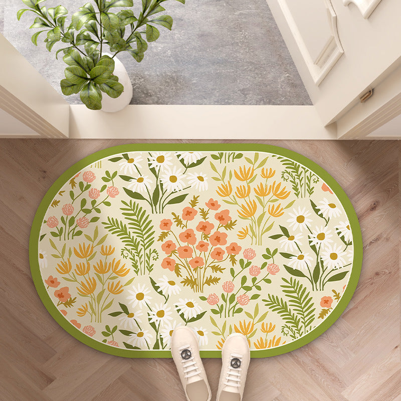 Dekorative Blumen Eingangsmatte