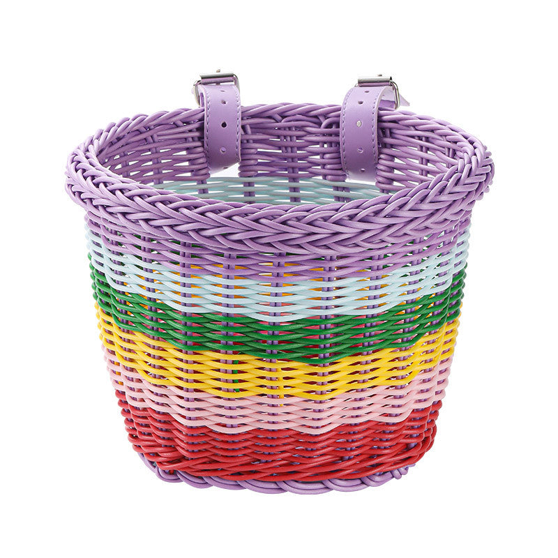 Damen Handgefertigter Korb mit farbenfrohem Design Karnz