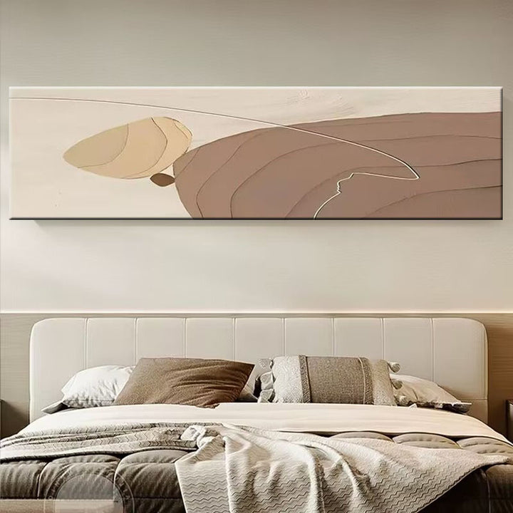 Abstraktes horizontales Leinwandkunstwerk
