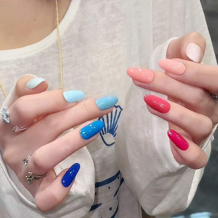 Verspielt Hase-Themen Press-On Nagelkunst Set Karnz