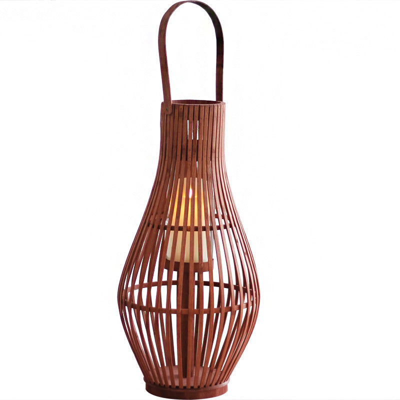 Elegante Rattan-Laterne Karnz