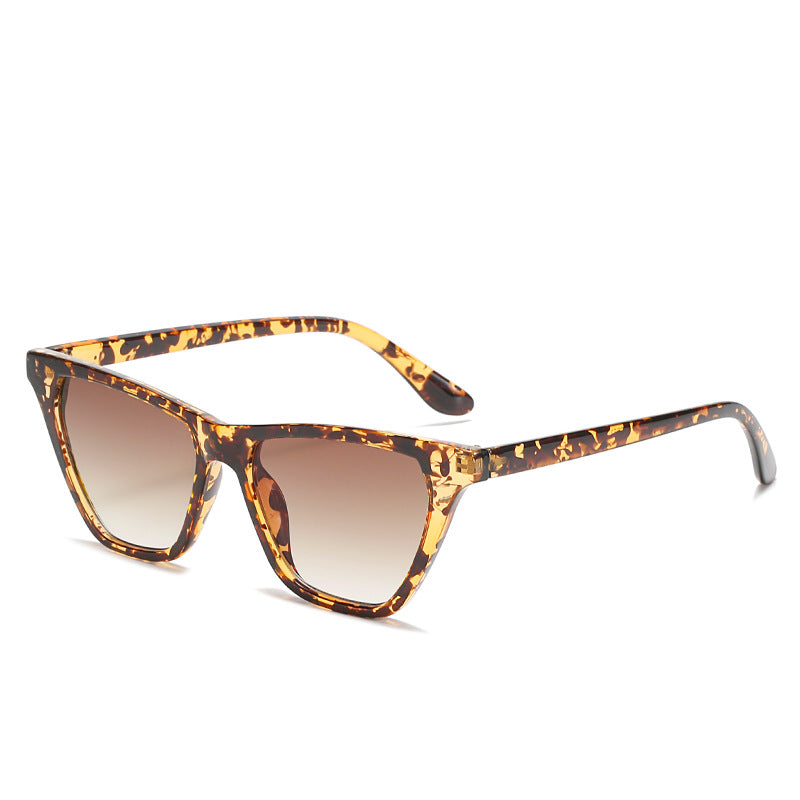 Damen Cat-Eye Sonnenbrille mit innovativem transparentem Rahmen Karnz