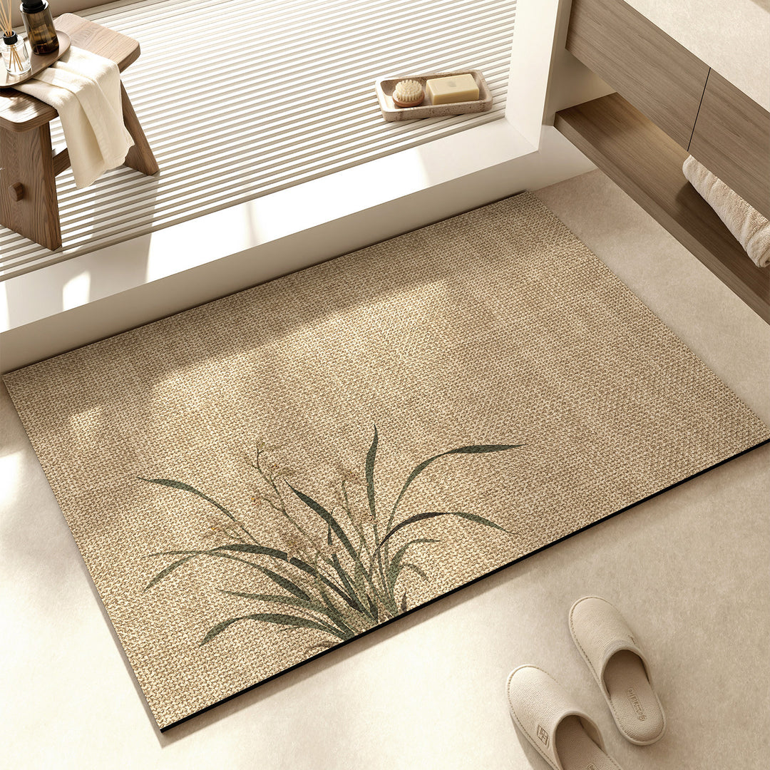 Dekorative florale Muster Badematte