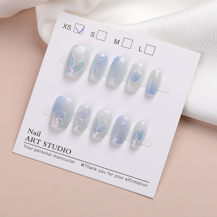 Iridescent Nail Art Press-On Collection Karnz