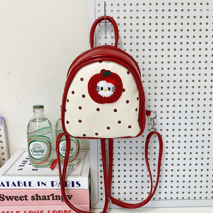 Plüsch Rucksack mit Fruchtigem Design und Verspielten Details Karnz