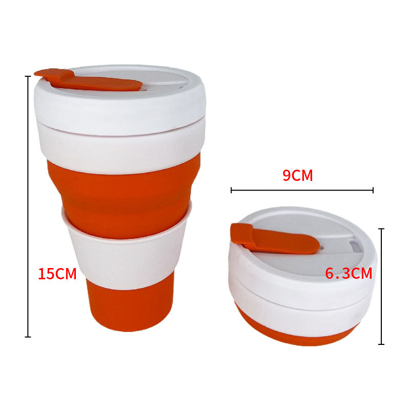 Damen Faltbarer Kaffeebecher mit Deckel Karnz