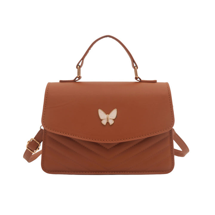 WoElegant Gepolsterte Leder Satchel Tasche Karnz