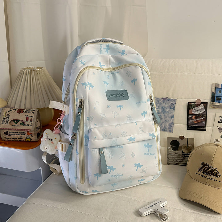 Stilvoller Rucksack mit floralem Muster