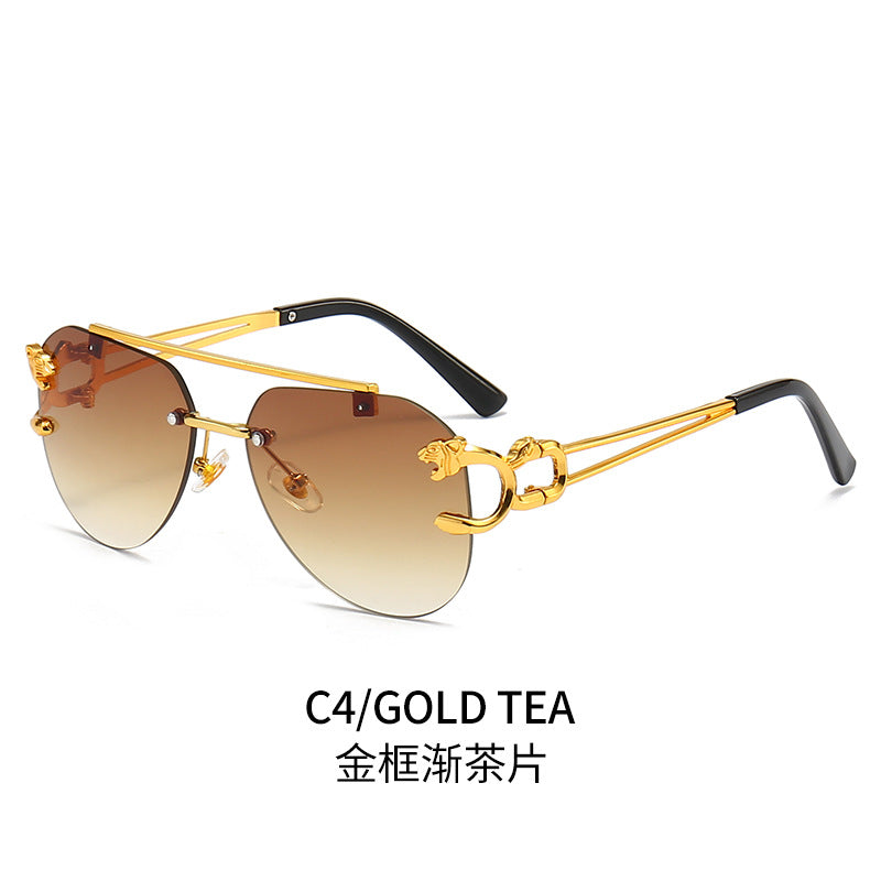 Damen Designer-Sonnenbrille mit einzigartigem Tierakzent Karnz