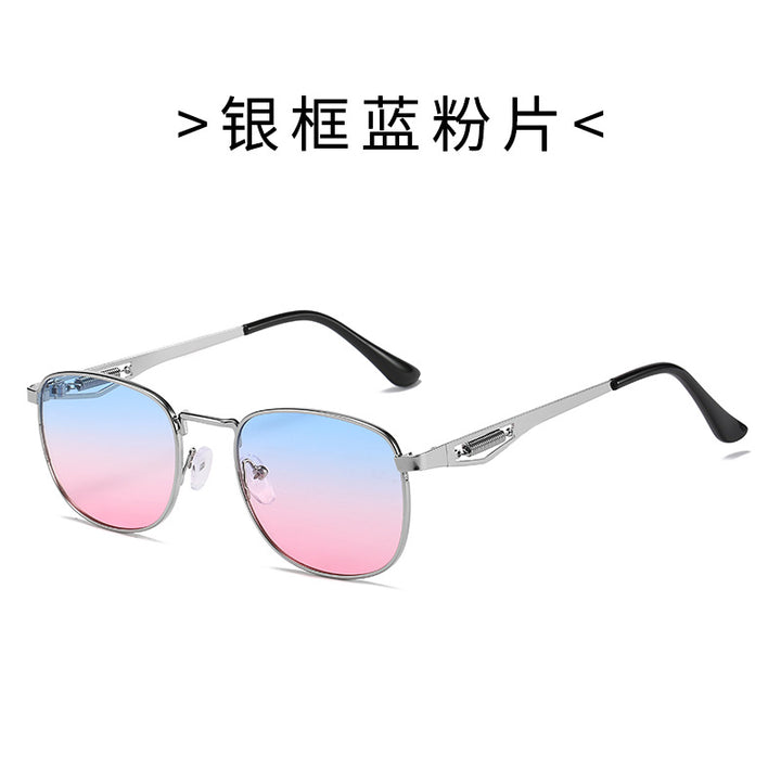 Damen Modische Pilotensonnenbrille mit hochwertigem Metallrahmen Karnz