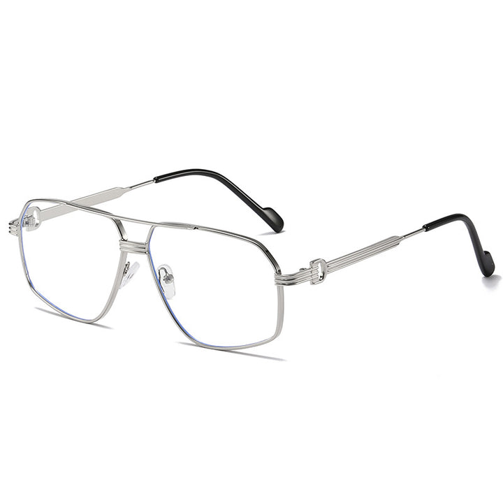 Stylische Rechteckige Brille Karnz