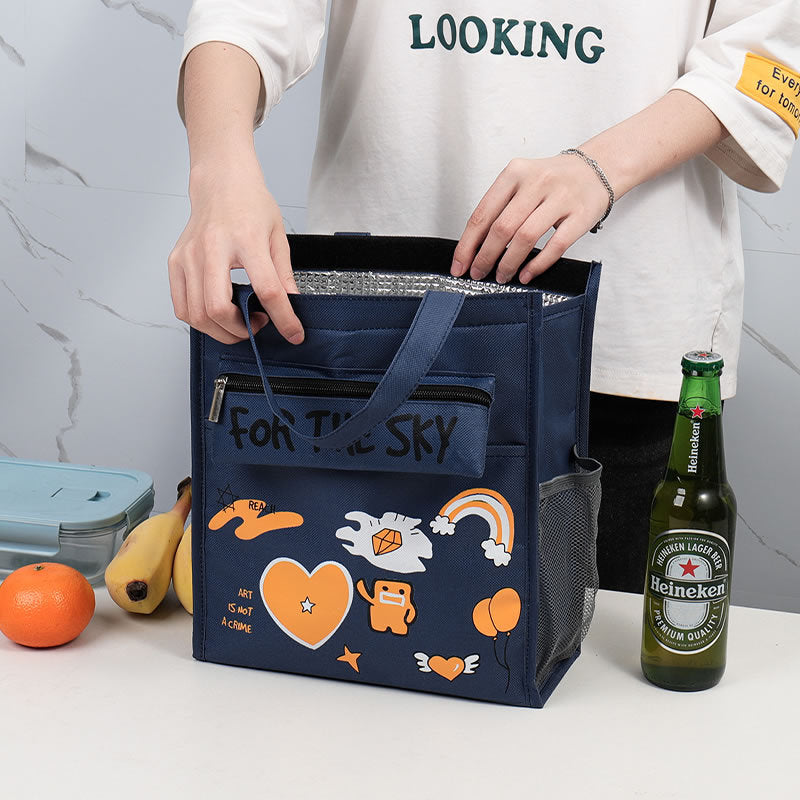 Spaß-Themen Isolierte Lunch-Tasche Karnz