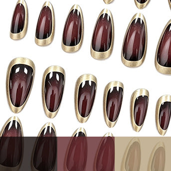 Elegante mandelförmige Nagelverstärkungen Karnz 1789915251