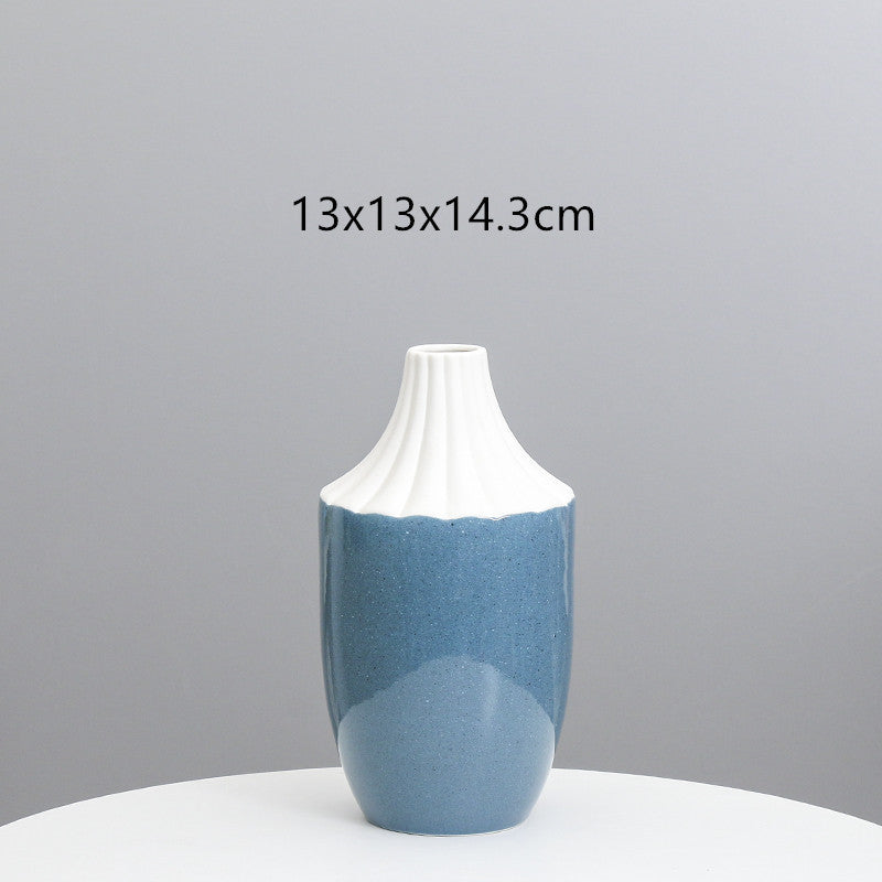 Moderne Keramische Dekorative Vase Karnz