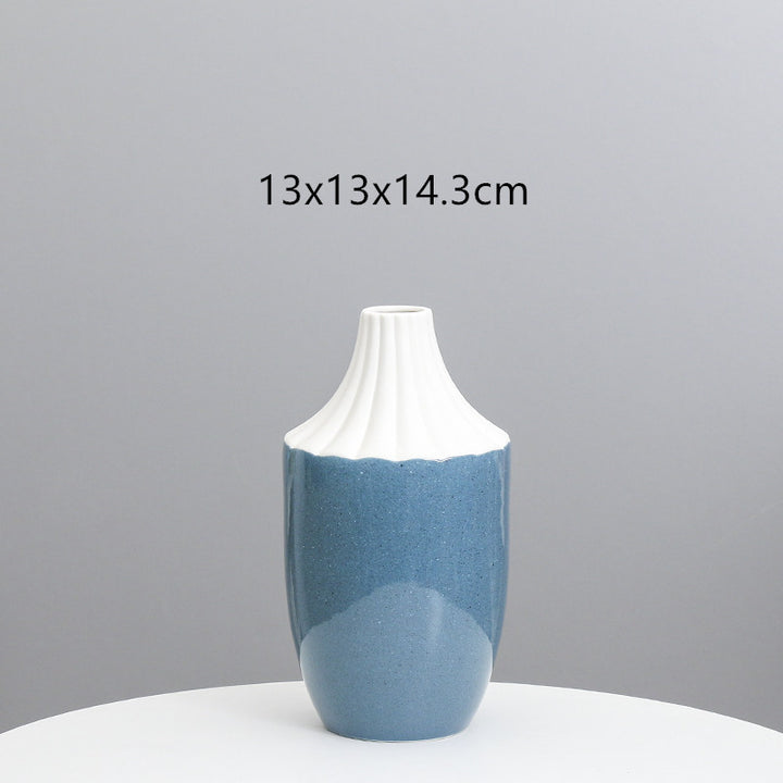 Moderne Keramische Dekorative Vase Karnz