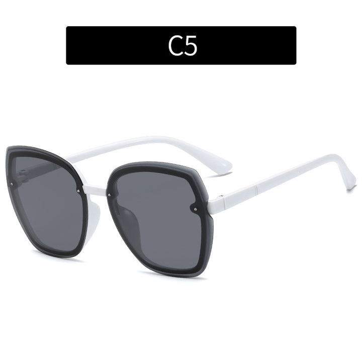 Oversized Schmetterlingssonnenbrille