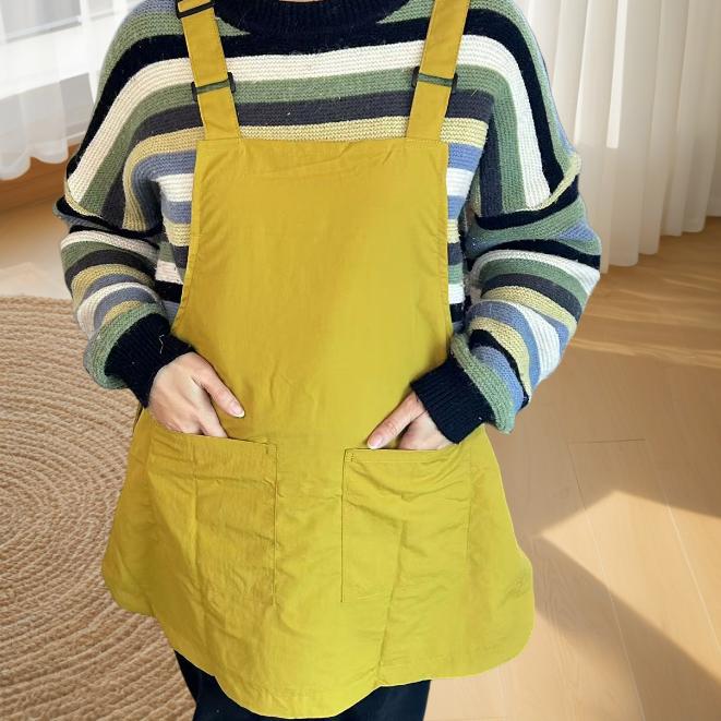 Damen Kochschürze mit praktischen Taschen und verstellbaren Trägern Karnz