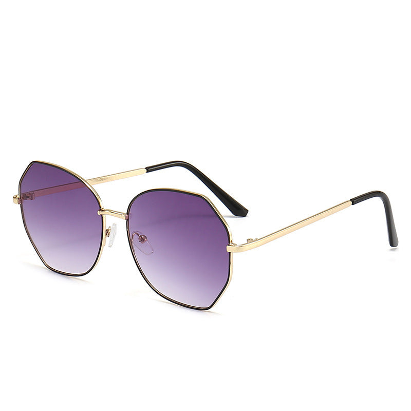 Chic stilvolle achteckige Sonnenbrille