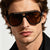 Damen Designer-Sonnenbrille mit extravagantem Muster und schützendem UV-Schutz Karnz