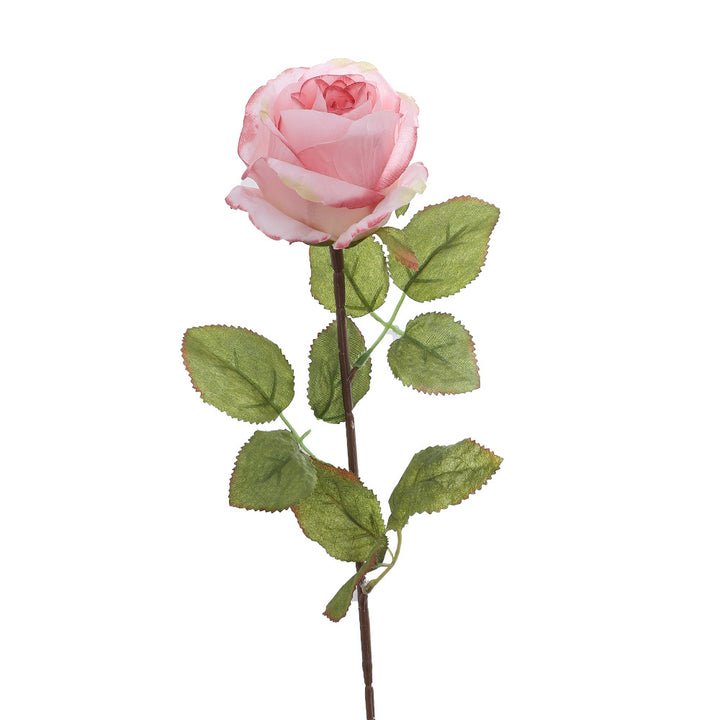 Künstliche Seidenrose mit filigranen Blüten Karnz