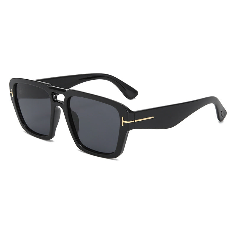 Damen moderne quadratische Sonnenbrille Karnz