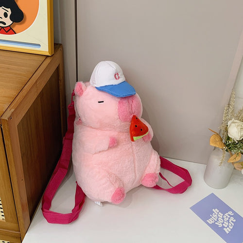 Plüsch Schwein Rucksack