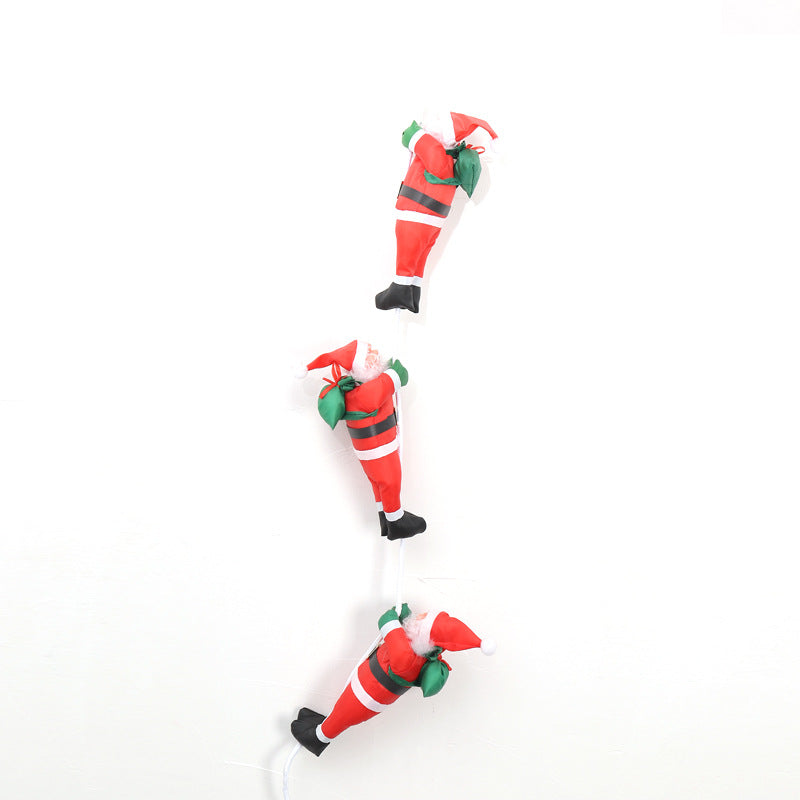 Dekorative Weihnachtsmann-Kletterfigur Karnz