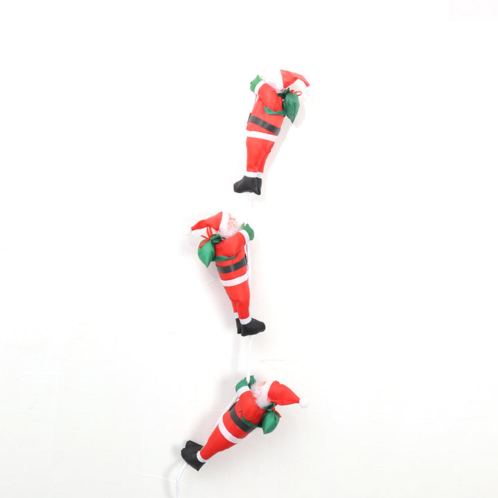 Dekorative Weihnachtsmann-Kletterfigur Karnz
