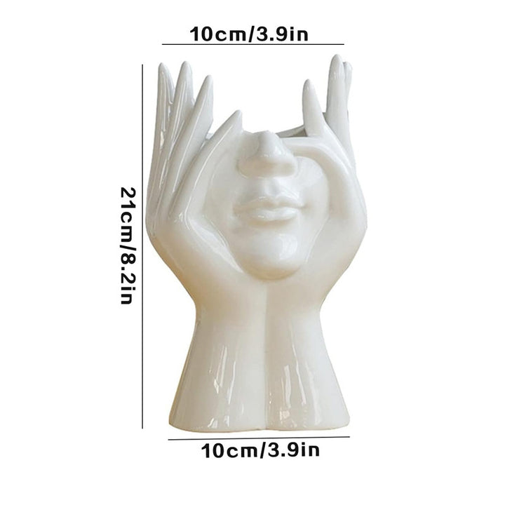 Kunstnerisch Handgeformte Blumenvase