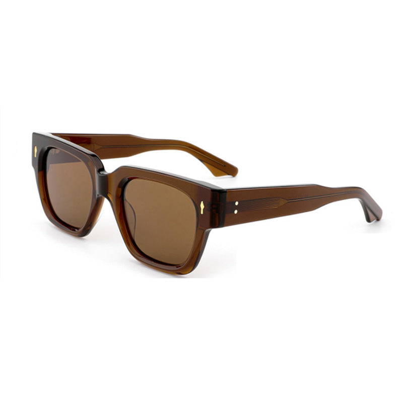 Damen modische Sonnenbrille mit hochwertigem Rahmen und seitlichen Akzenten Karnz