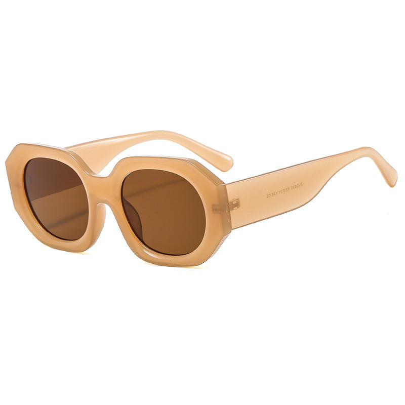 Damen modische Sonnenbrille im eleganten, achteckigen Design Karnz