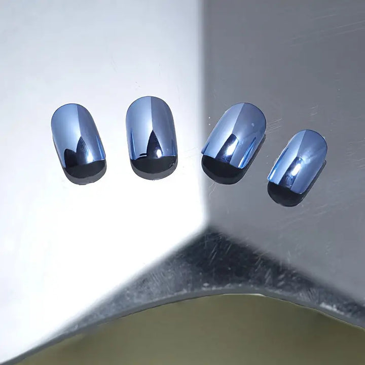 Metallic Finish Press-On Nail Set Karnz