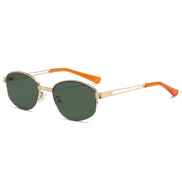 Damen modische Brille mit modernem Metallrahmen Karnz